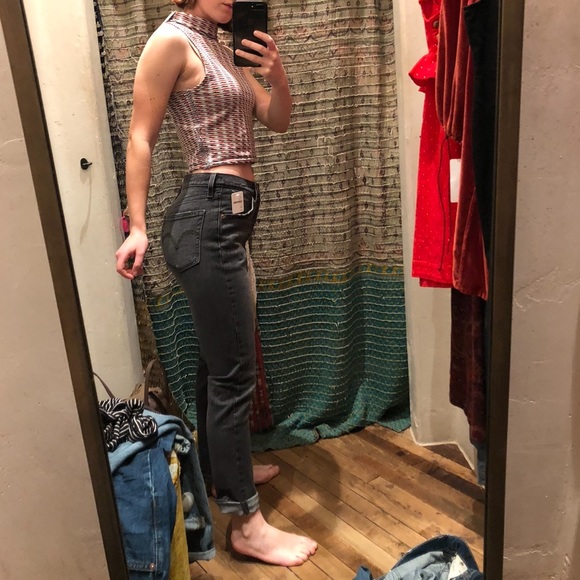 Levi’s 501 Skinny Jeans Black Denim W26 L28 - Picture 5 of 10